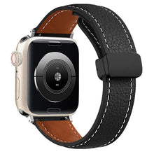 Load image into Gallery viewer, Leather Magnetic Buckle Strap for Apple Watch - 8 color options 38mm - 49mm Axios Bands