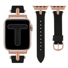 Load image into Gallery viewer, Leather & Metal Apple Watch Bands - 38 - 45mm Axios Bands