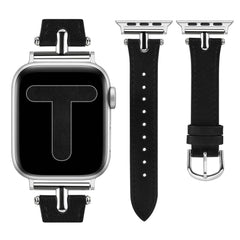 Leather & Metal Apple Watch Bands - 38 - 45mm -