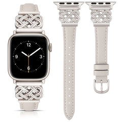 Leather & Metal Apple Watch Bands - 38 - 45mm -