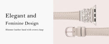 Load image into Gallery viewer, Leather & Metal Apple Watch Bands - 38 - 45mm Axios Bands