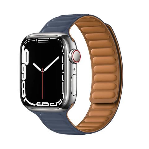 Magnetic Leather Apple Watch Bands - 50 color options 38mm - 49mm -