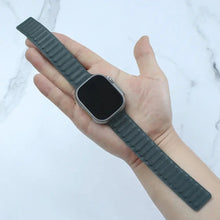 Load image into Gallery viewer, Magnetic Leather Apple Watch Bands - 50 color options 38mm - 49mm Axios Bands