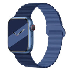 Magnetic Silicone Apple Watch Bands - 19 color options 38mm - 49mm -