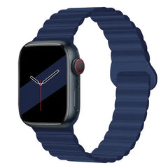 Magnetic Silicone Apple Watch Bands - 19 color options 38mm - 49mm -