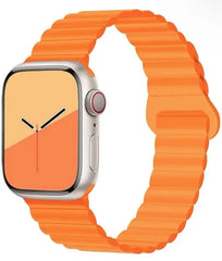 Magnetic Silicone Apple Watch Bands - 19 color options 38mm - 49mm -