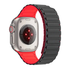 Magnetic Silicone Apple Watch Bands - 5 color options 38mm - 49mm -
