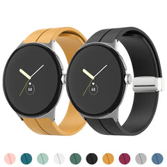 Magnetic Silicone Band for Google Pixel Watch 2 - 25 colors -
