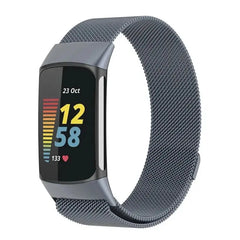 Magnetic Stainless Steel Bands For Fitbit Charge 5 & 6 - 9 Color Options -