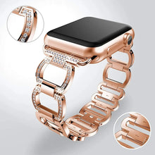 Load image into Gallery viewer, Metal Diamond Stainless Steel Loop Apple Watch Band - 4 Color Options 38mm - 49mm Axios Bands