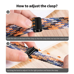 Nylon Braided Apple Watch Bands - 18 color options 38mm - 49mm -