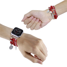 Load image into Gallery viewer, Bohemian Beaded Watch Bands - 6 color options 38mm - 49mm