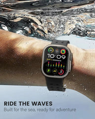 Durable Silicone Strap For Apple Watch Band 42mm to 49mm - 9 Colors -
