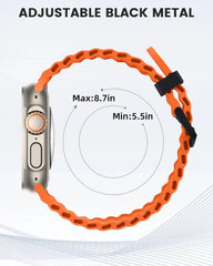 Durable Silicone Strap For Apple Watch Band 42mm to 49mm - 9 Colors -