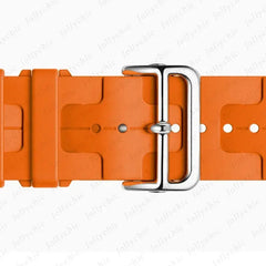 Original Soft Rubber Strap with Metal Buckle for Apple Watch Band -