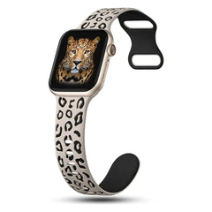 Engraved Two-Tone Silicone Band - 11 color options - 38mm-49mm -