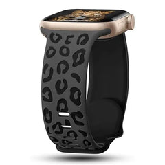 Engraved Two-Tone Silicone Band - 11 color options - 38mm-49mm -