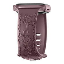 Load image into Gallery viewer, Flower Silicone Apple Watch Bands - 24 color options 38mm - 49mm