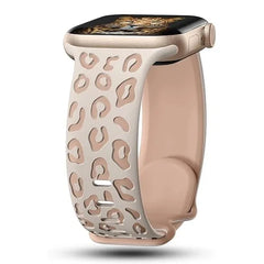 Engraved Two-Tone Silicone Band - 11 color options - 38mm-49mm -