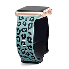Engraved Two-Tone Silicone Band - 11 color options - 38mm-49mm -