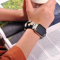 Scrunchie Elastic Nylon Apple Watch Band - 19 color options 38mm - 49mm -