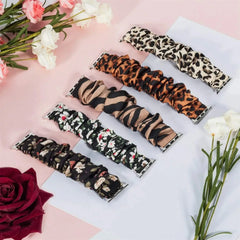 Scrunchie Elastic Nylon Apple Watch Band - 19 color options 38mm - 49mm -