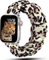 Scrunchie Elastic Nylon Apple Watch Band - 19 color options 38mm - 49mm -