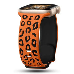 Engraved Two-Tone Silicone Band - 11 color options - 38mm-49mm -