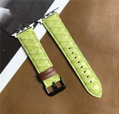 Leather Apple Watch Band - 8 Color Options 38mm - 49mm -