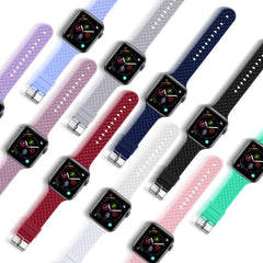 Silicone Apple Watch Bands - 9 color options 38mm - 49mm -