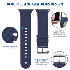 Silicone Apple Watch Bands - 9 color options 38mm - 49mm -