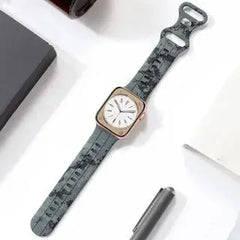 Silicone Camouflage Apple Watch Band - 10 Color Options 38mm - 49mm -