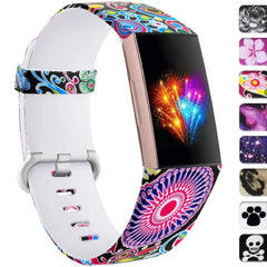 Silicone Fitbit Band For Charge 3 / 4 - 11 color options -