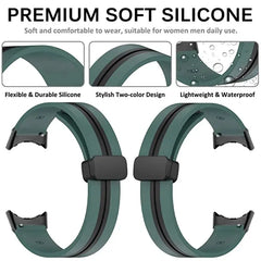 Silicone Magnetic Buckle Strap for Google Pixel Watch - 10 Colors -