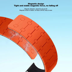 Silicone Magnetic Strap for Apple Watch Band - 6 color options 38mm - 49mm -