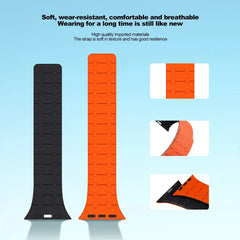 Silicone Magnetic Strap for Apple Watch Band - 6 color options 38mm - 49mm -