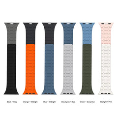 Silicone Magnetic Strap for Apple Watch Band - 6 color options 38mm - 49mm -