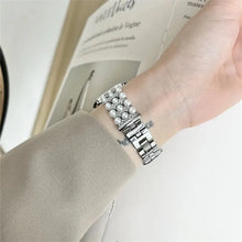 Load image into Gallery viewer, Sleek Metal Pearl Strap for Apple Watch Band - 4 Colors Axios Bands