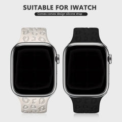 Slim Leopard Engraved Strap for Apple Watch Band - 19 Colors -
