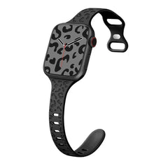 Slim Leopard Engraved Strap for Apple Watch Band - 19 Colors -