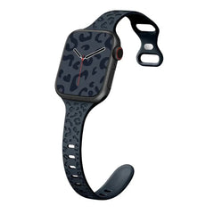 Slim Leopard Engraved Strap for Apple Watch Band - 19 Colors -