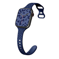 Slim Leopard Engraved Strap for Apple Watch Band - 19 Colors -