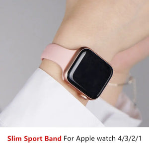 Slim Silicone Apple Watch Bands - 38 color options 38mm - 49mm Axios Bands