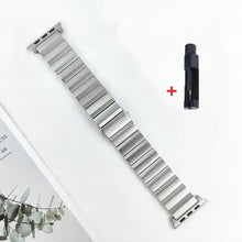 Load image into Gallery viewer, Solid Titanium Strap for Apple Watch Band - 4 Colors Axios Bands