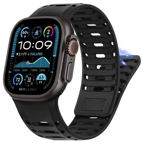 Sport Silicone Apple Watch Band - 7 Color Options 42mm - 49mm -