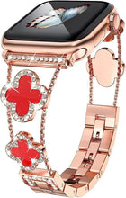 Load image into Gallery viewer, Stainless Steel Diamond Bracelet Apple Watch Band - 11 Color Options 38 - 49mm Axios Bands