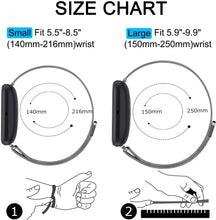 Load image into Gallery viewer, Stainless Steel  Magnetic Metal Fitbit for Versa, Versa Lite, Versa 2, Versa 3, Versa 4, and Versa Sense - 7 color options Axios Bands