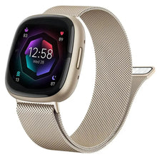 Load image into Gallery viewer, Stainless Steel  Magnetic Metal Fitbit for Versa, Versa Lite, Versa 2, Versa 3, Versa 4, and Versa Sense - 7 color options Axios Bands