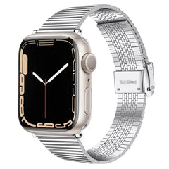 Stainless Steel Metal Bracelet Strap for Apple Watch Band - 14 Shades -