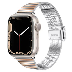 Stainless Steel Metal Bracelet Strap for Apple Watch Band - 14 Shades -
